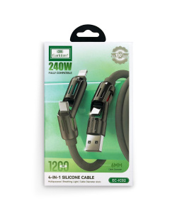 4 in 1 Silicone Cable