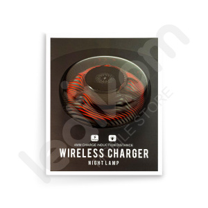 Бежичен полнач со ноќна ламба