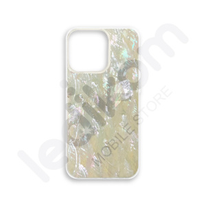 Маска Seashell Kzdoo Бела за iPhone