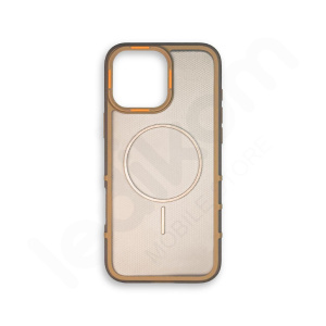 Маска MagSafe BIG C Кафена за iPhone