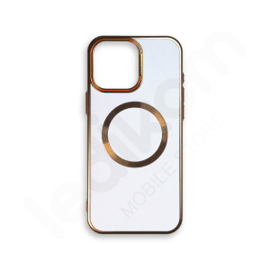 Маска со заштитно стакло за камера BUVU Златна за iPhone