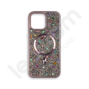 Маска Swarovski MagSafe Розева за iPhone