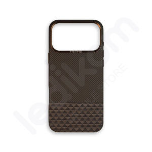 Маска Henks Pro Leather Кафена за iPhone