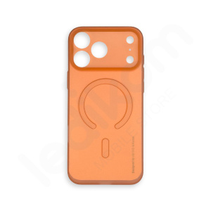 Маска Henks Gothic MagSafe Портокалова за iPhone