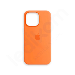 Маска Silicone Case Портокалова за iPhone