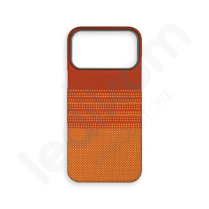 Маска Pitaka MagSafe Портокалова за iPhone