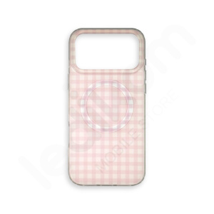 Маска Plaid MagSafe Розева за iPhone