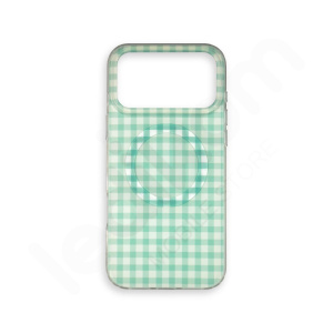 Маска Plaid MagSafe Зелена за iPhone