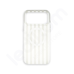 Маска Line MagSafe Бела за iPhone