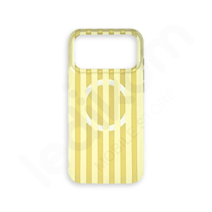 Маска Line MagSafe Жолта за iPhone