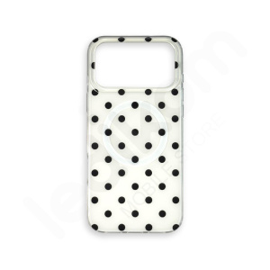 Маска Wilder Dots MagSafe Бела за iPhone